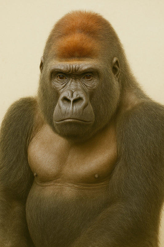Dyreplakat: Gorilla